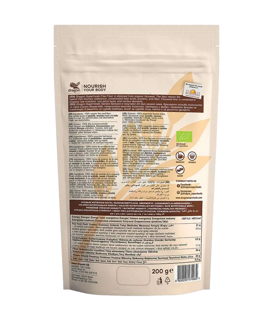 Farinha de linhaça biológica 200g