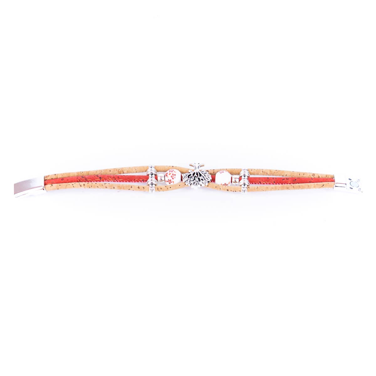 Cork handmade bracelet for women BR-108-MIX-5