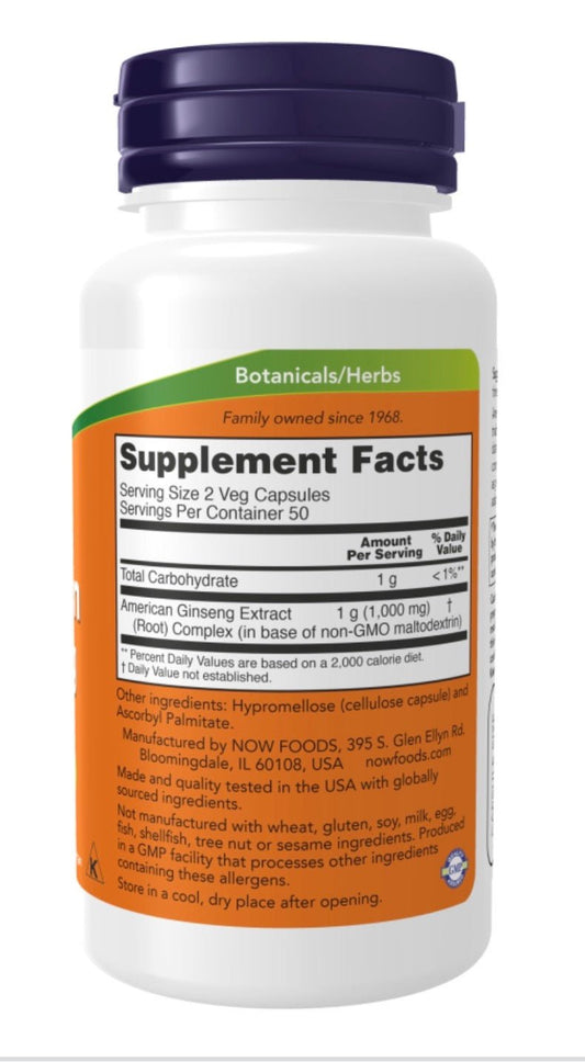 American Ginseng Extract Veg Capsules - Só Verde