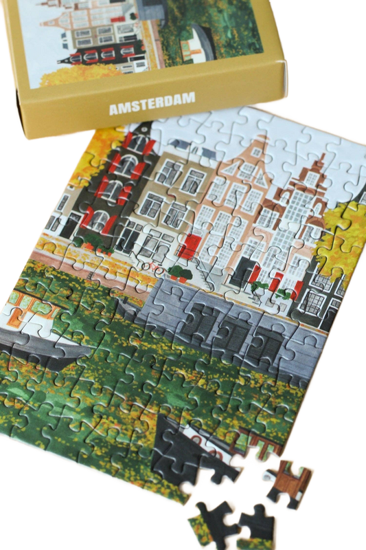 Amsterdam Mini Puzzle - Só Verde