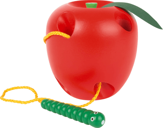 Apple and Worm Threading Game - Só Verde