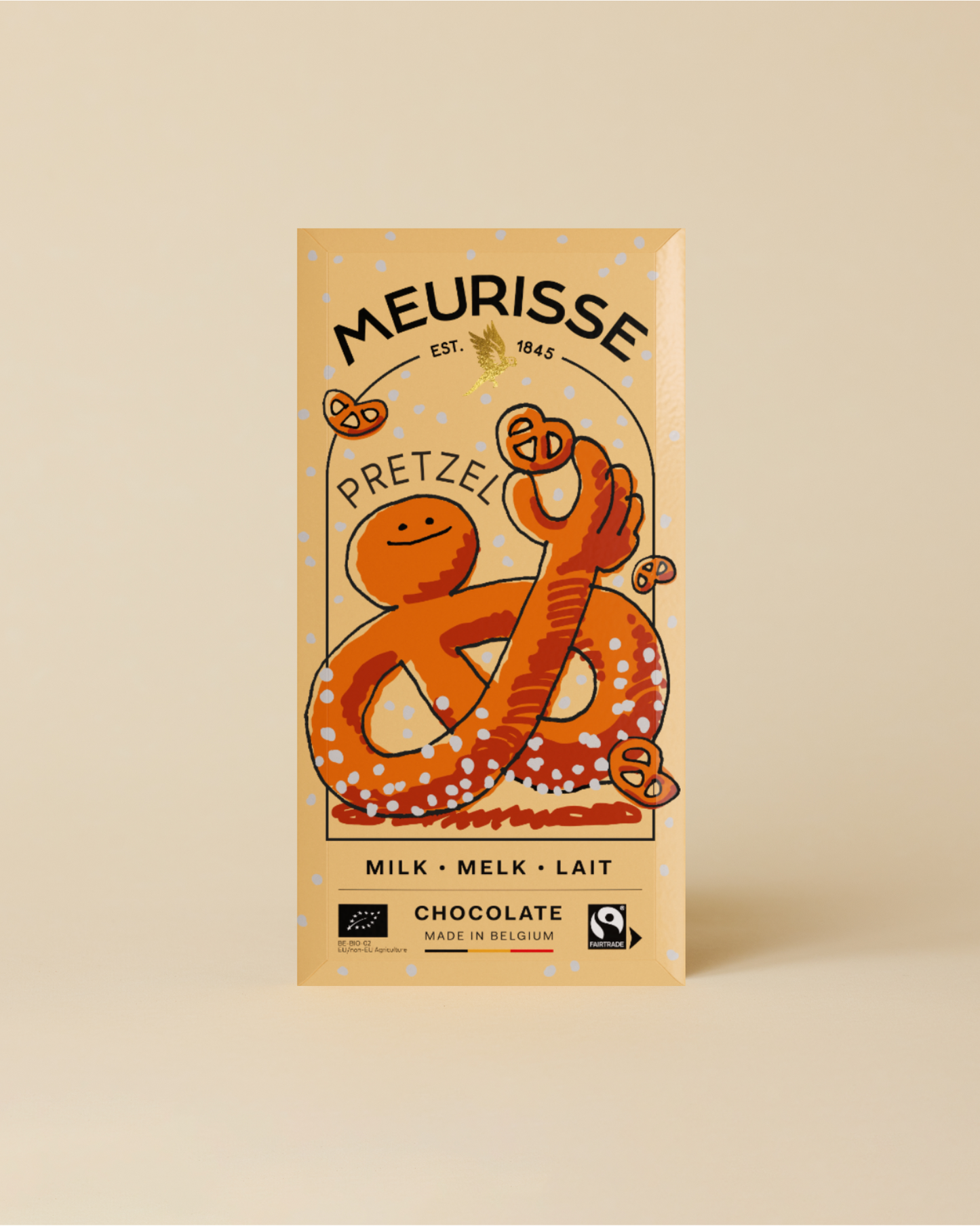 Organic Milk Chocolate with Pretzels