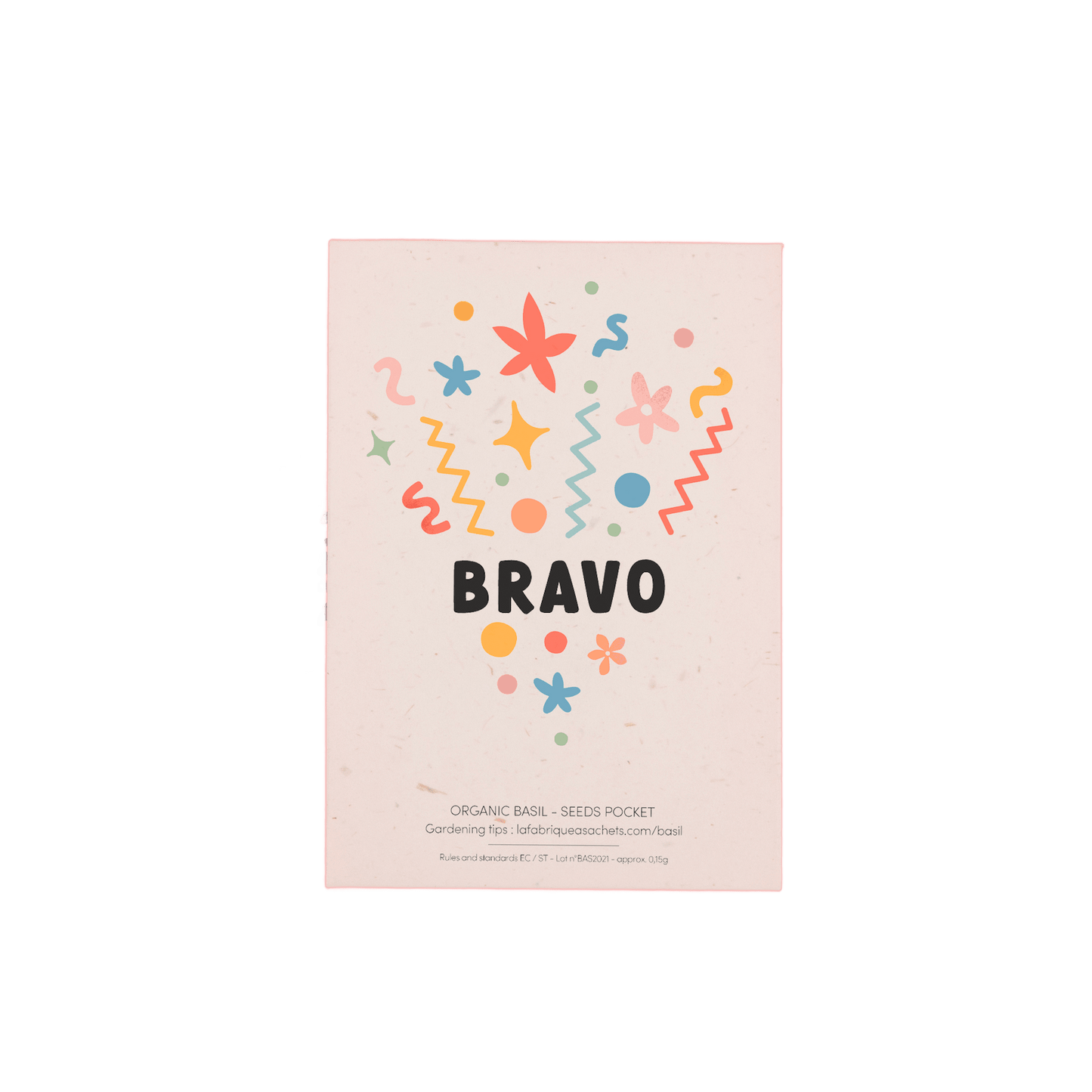 Bravo - English Version - Basil Seed Packet - Só Verde