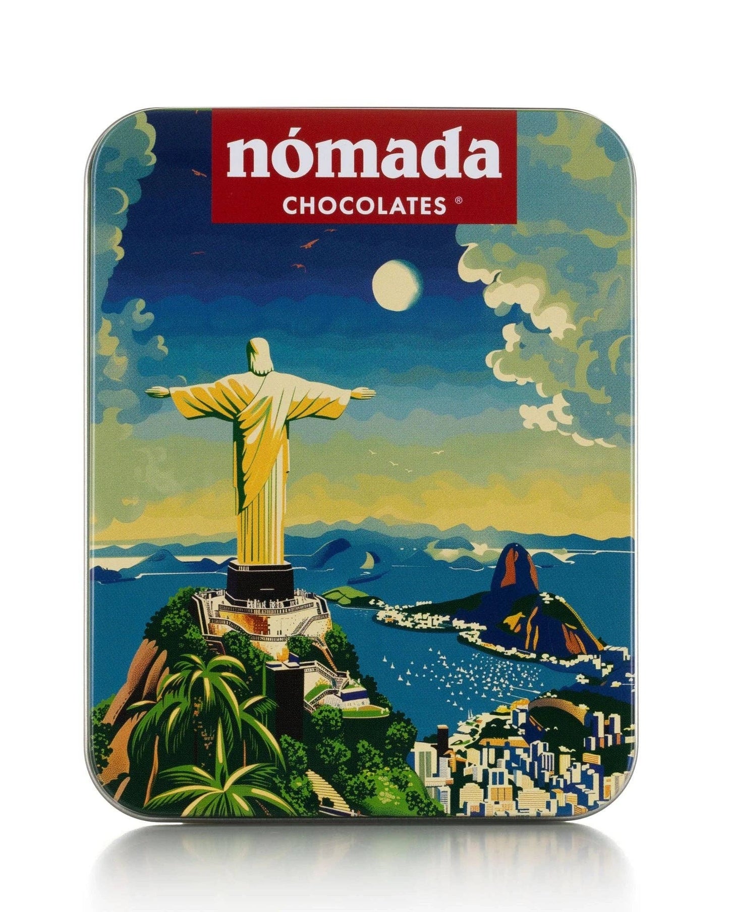 Brazil Chocolate Tin 50g - Nómada Chocolates - Só Verde