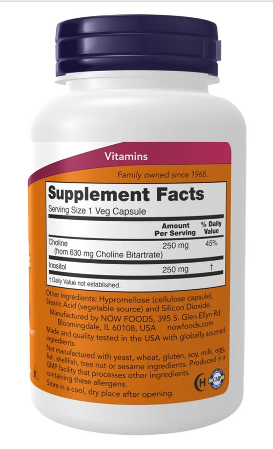 Choline & Inositol Veg Capsules - Só Verde