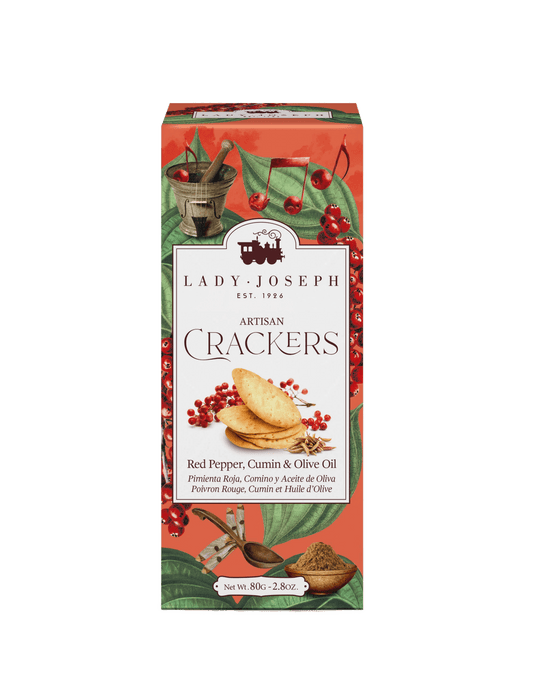 Crackers with Pink Pepper, Cumin & Olive Oil - Só Verde