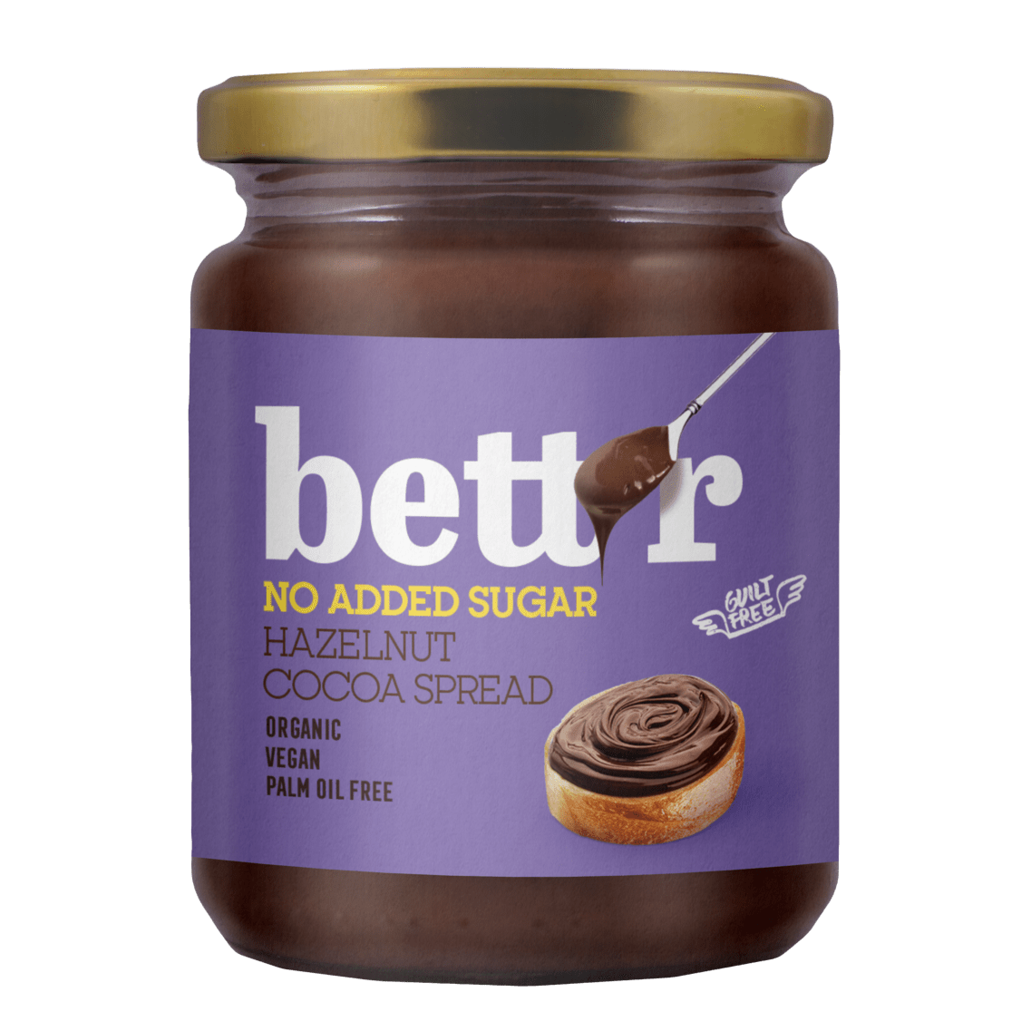 Hazelnut cocoa spread with NO added sugar - Só Verde