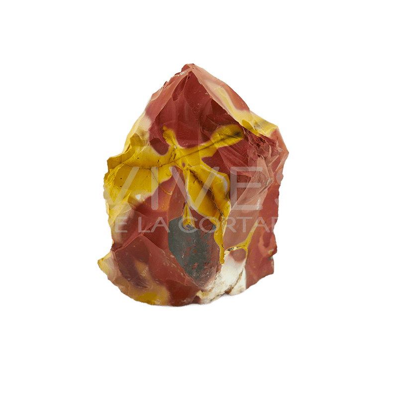Large Raw Mookaite Jasper - Só Verde