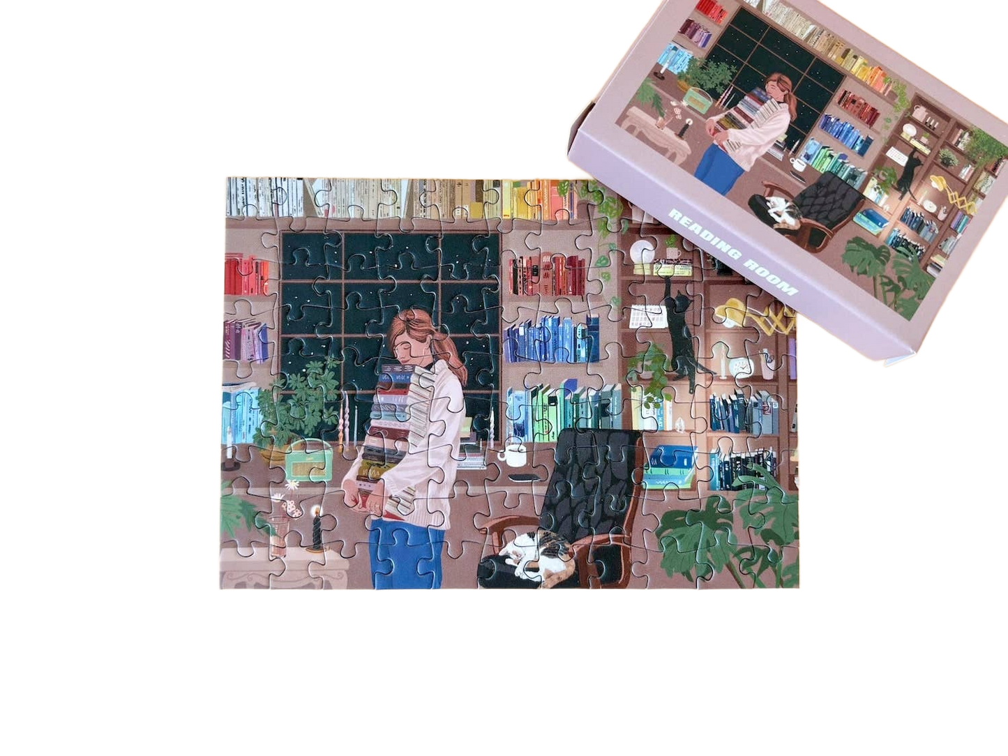 Mini Puzzle Reading Room - Só Verde