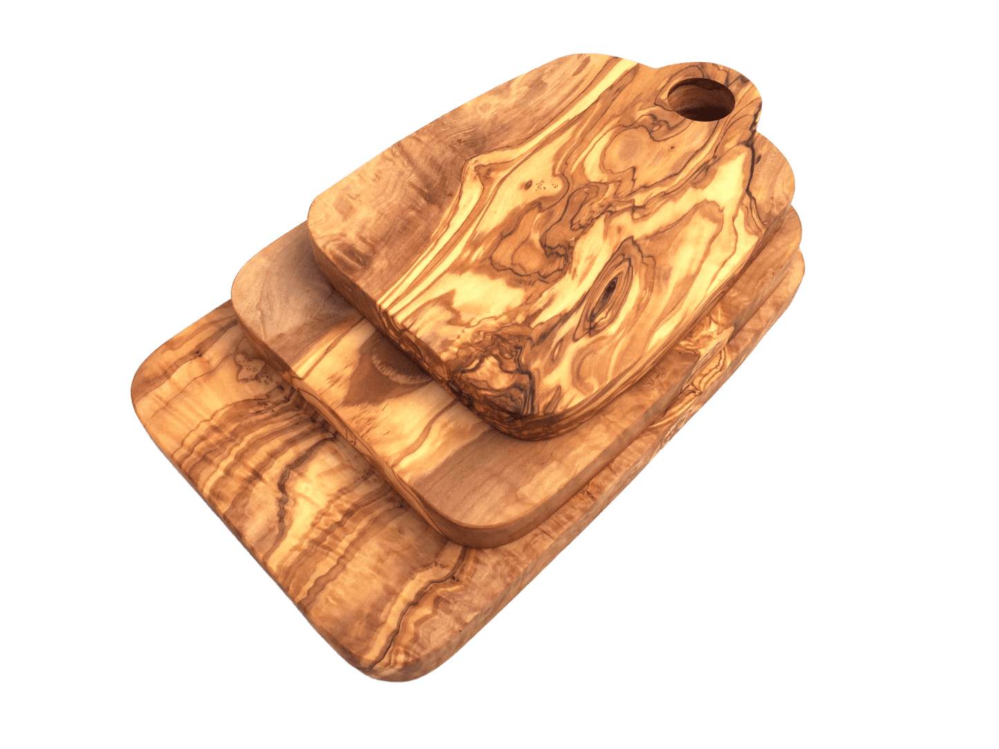 Olive wood cutting board with hole - Só Verde