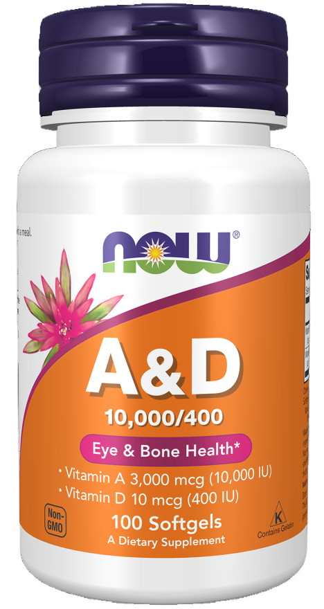 Vitamina A e D 10.000/400 UI Softgels