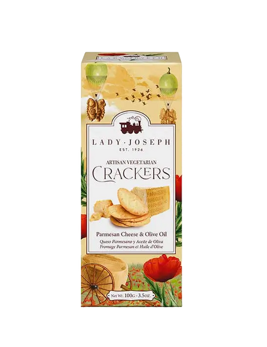 Parmesan and Olive Oil Crackers (Cheese snack) - Só Verde