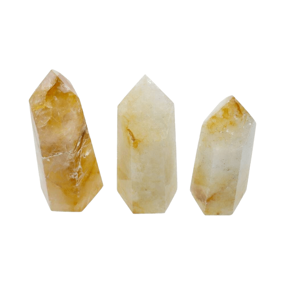 Polished Golden Healer Quartz Points - Só Verde