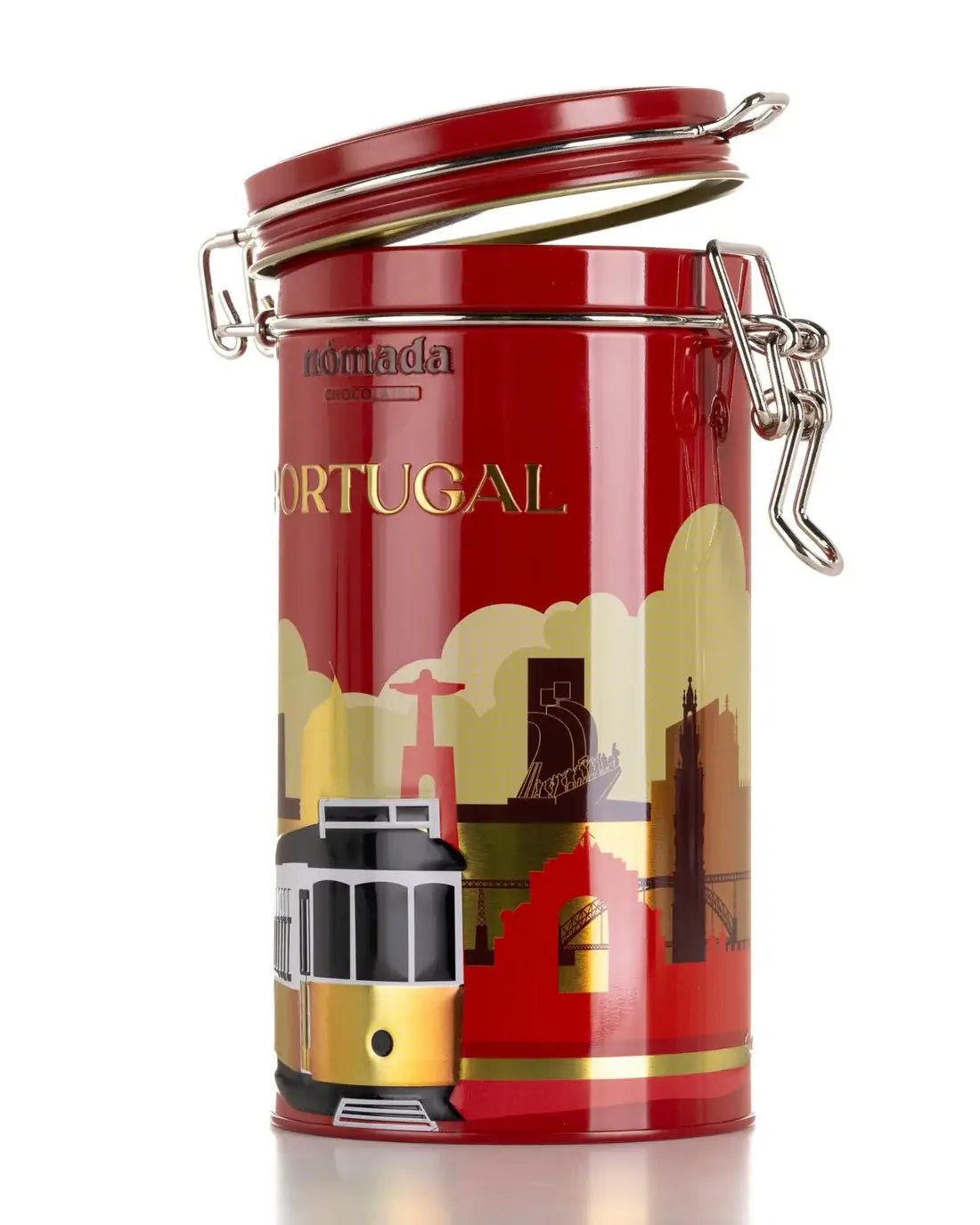 Portugal Chocolate Bonbon Tin 115g - Nómada Chocolates - Só Verde