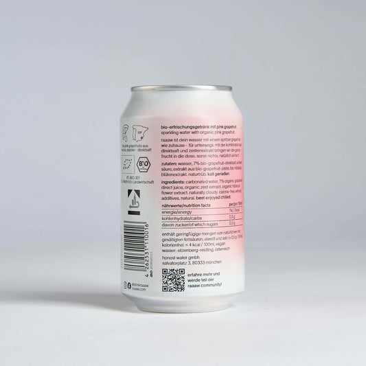 Raaaw organic pink grapefruit - Só Verde