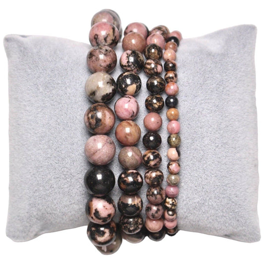 Rhodonite A bracelet - Só Verde