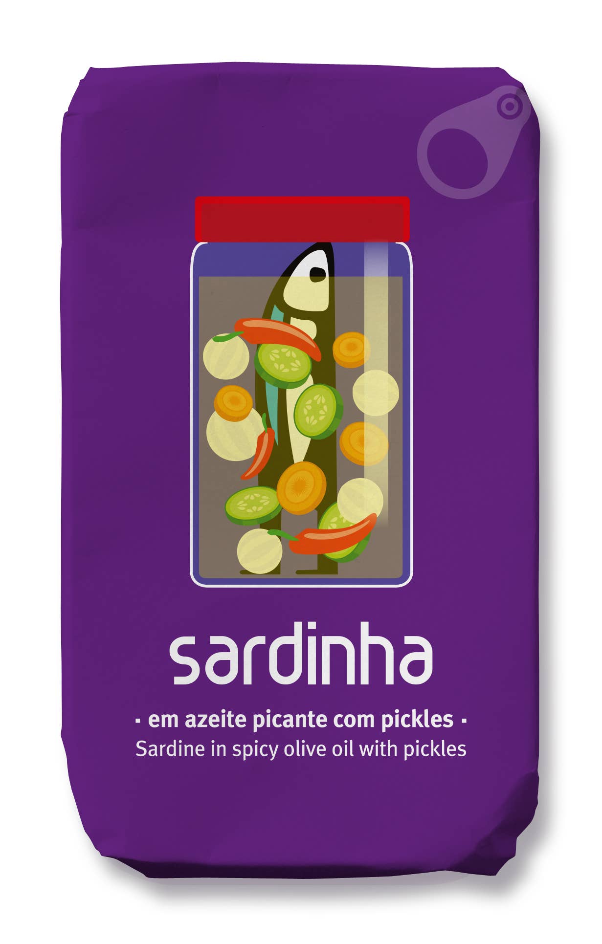 Sardine in spicy olive oil with pickles - Só Verde