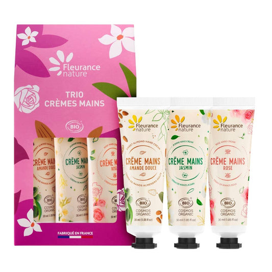 Trio Hand Creams Almond Rose Jasmine - Só Verde