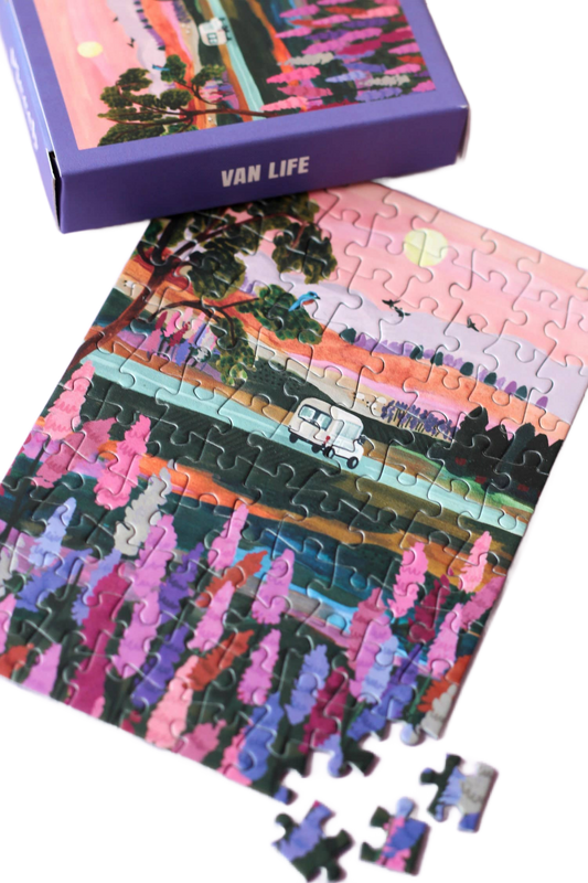 Van Life Mini Puzzle - Só Verde