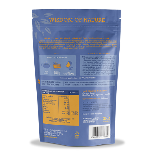 Açúcar de Coco Biológico Iswari 500 G