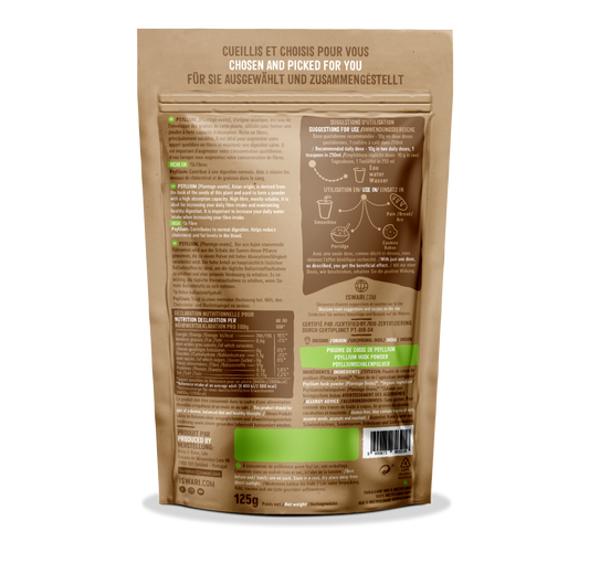 Psyllium em pó biológico Iswari 125 g