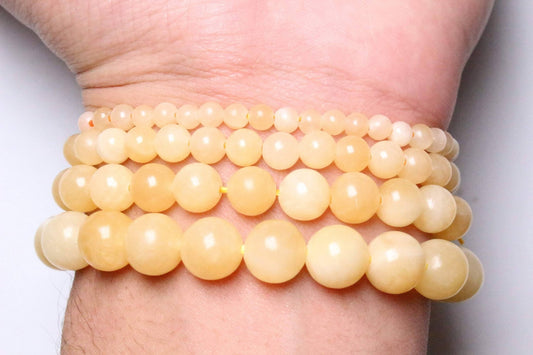 Yellow calcite bracelet A - Só Verde
