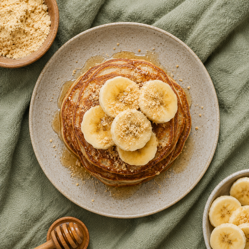 Maca Banana Pancakes
