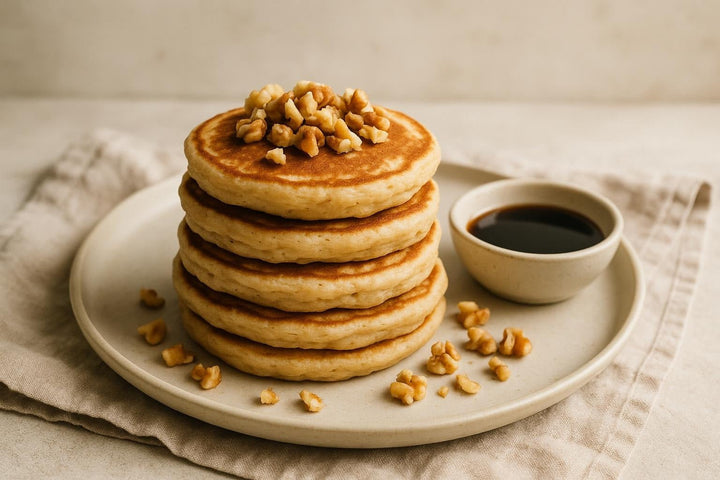 Banana Pancakes Without Eggs - Só Verde