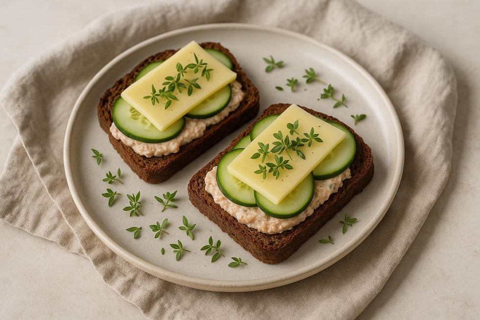 Buckwheat Bread Fish Sandwich - Só Verde