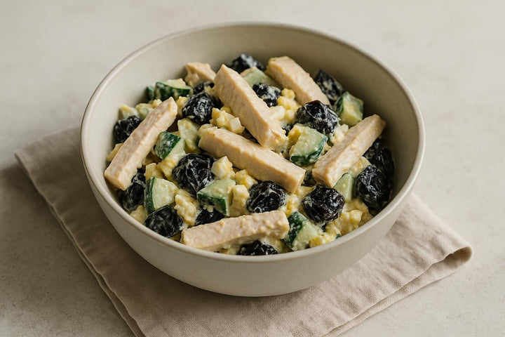 Chicken and Prune Salad - Só Verde