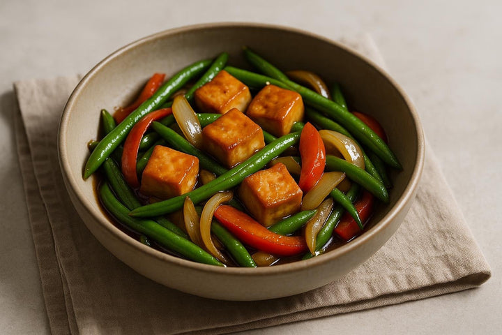 Fried Tofu with Vegetables - Só Verde