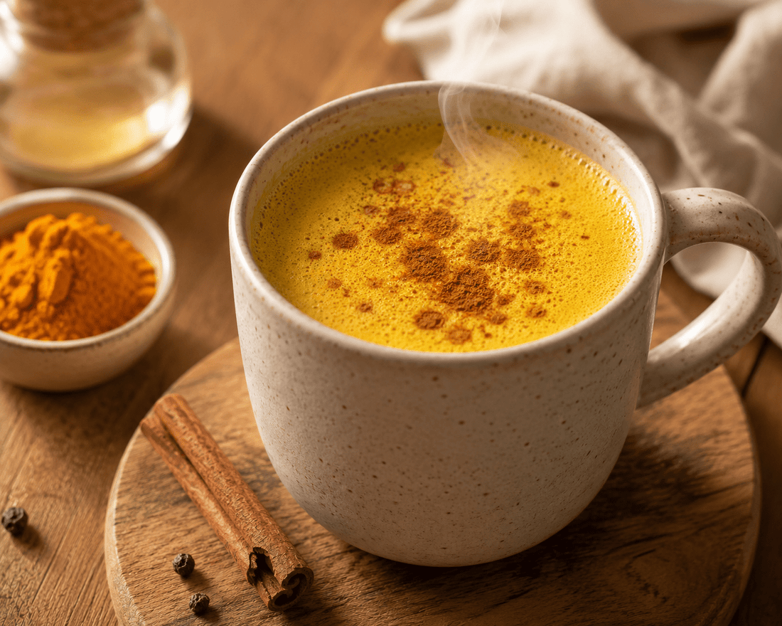 Golden Turmeric Latte: A Cozy Anti-Inflammatory Ritual in a Cup - Só Verde