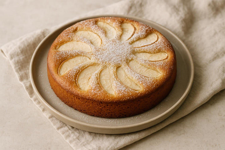 Kefir Apple Pour Cake - Só Verde