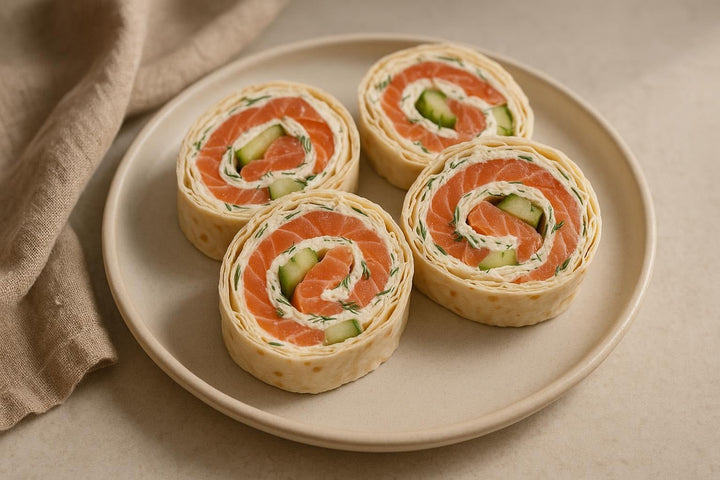 Lavash Roll with Red Fish - Só Verde