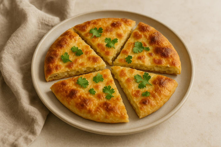 Lazy Khachapuri in a Frying Pan - Só Verde