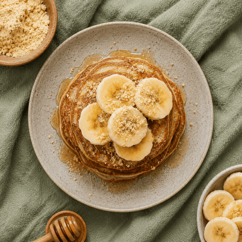 Maca Banana Pancakes - Só Verde