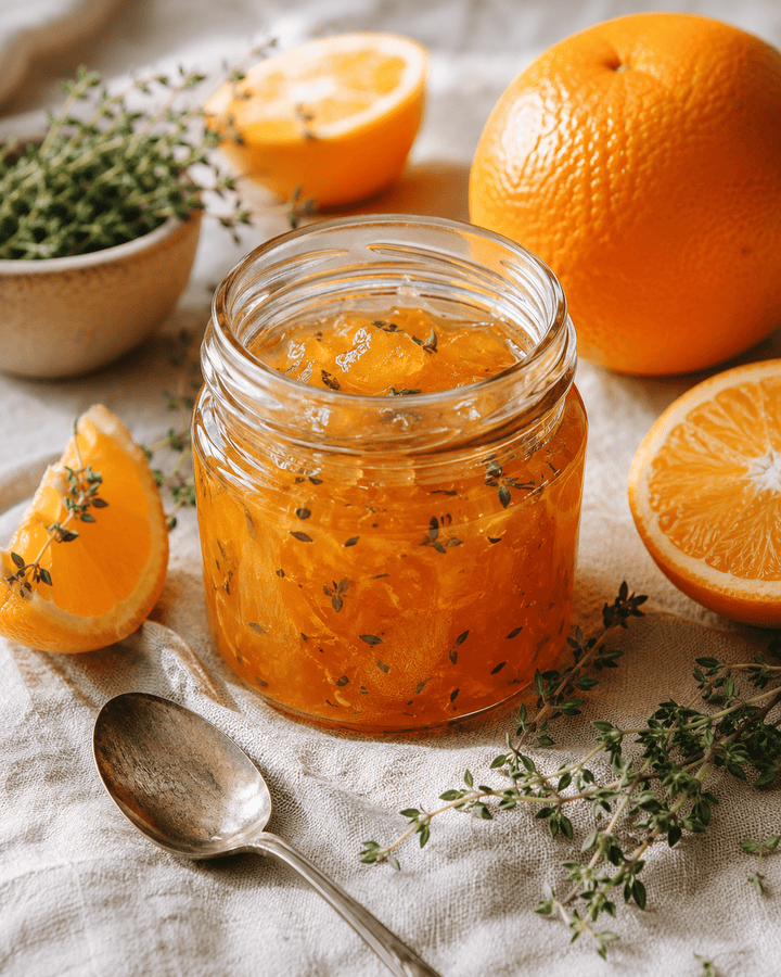 Orange Thyme Jam — A Bright Citrus Spread - Só Verde