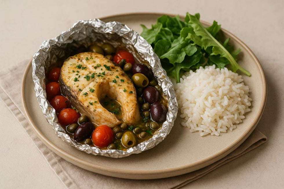 Oven-Baked Wolffish Steak - Só Verde