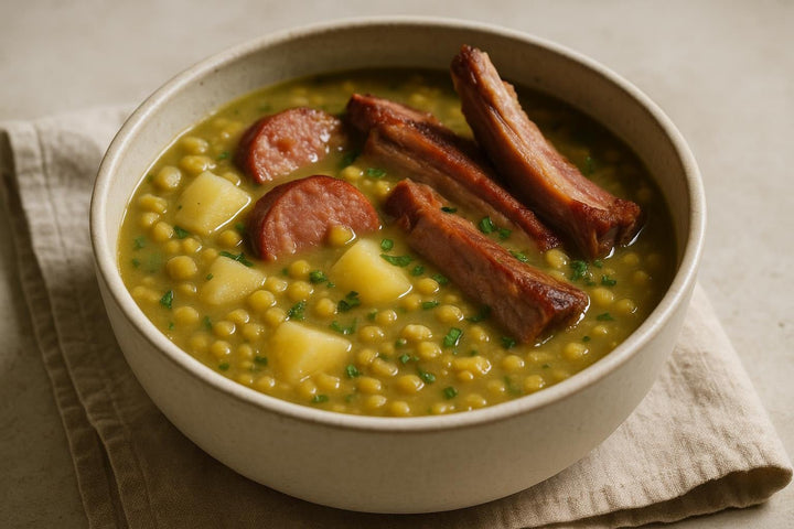 Pea Soup with Smoked Meats - Só Verde
