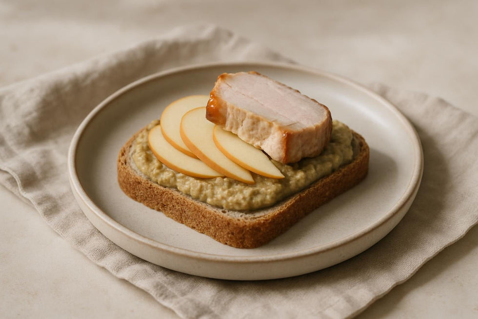Sandwich with Eggplant Pesto - Só Verde