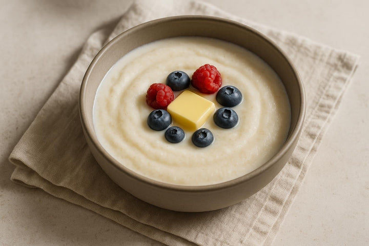 Semolina Porridge with Milk - Só Verde
