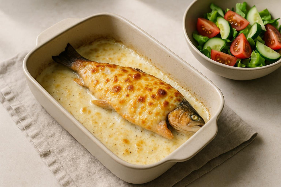 Trout Baked in Cream - Só Verde