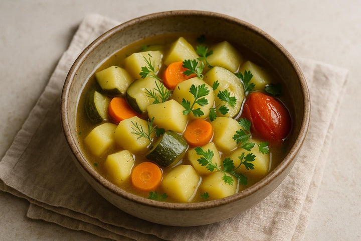 Zucchini and Potato Stew - Só Verde