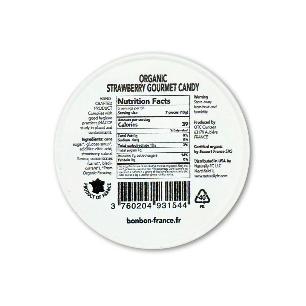 Bonbon-france Saint-ange Morango Biológico