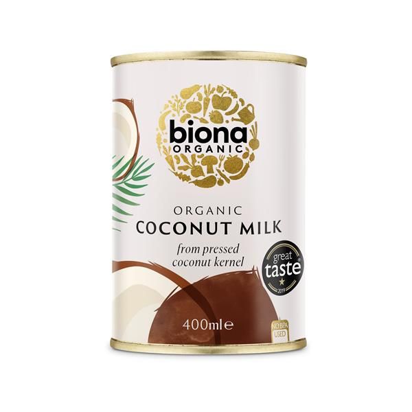 Leite de coco biológico Biona 400 ml