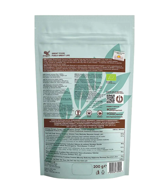Farinha de coco biológica 200g
