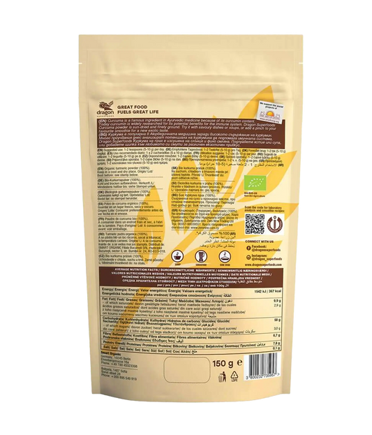 Cúrcuma em pó orgânica 150g