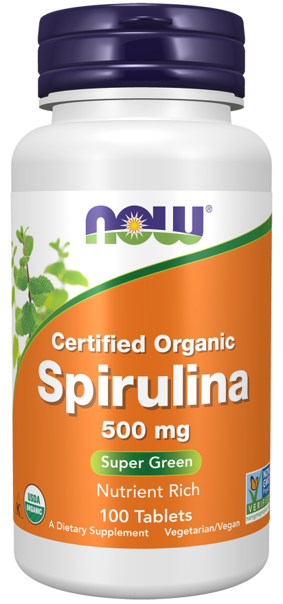 Spirulina, Organic 500 mg Tablets