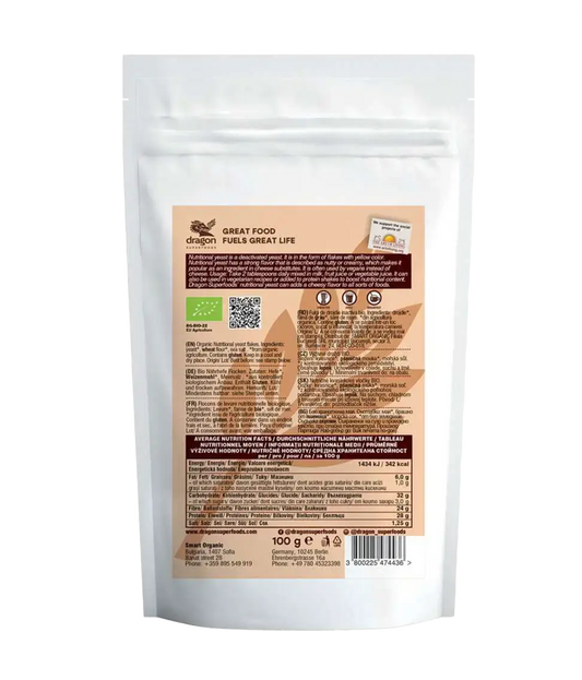 Flocos de Levedura Nutricional Orgânica 100g