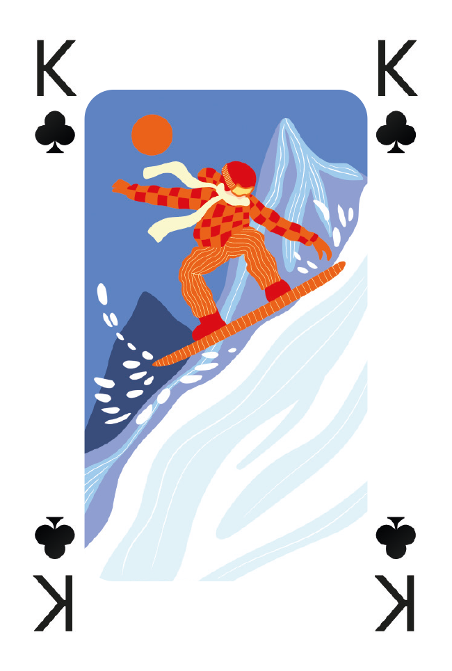 Papelaria A-journal Fabrique Baralho de cartas - Inverno